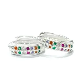 BRINCO ARGOLA CRAVE COLORIDA