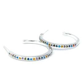 BRINCO ARGOLA CRAVE COLOR
