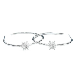 BRINCO ARGOLA ESTRELA CRAVE