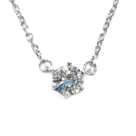 GARGANTILHA MOISSANITE PRATA