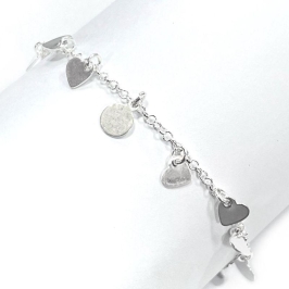 PULSEIRA CORAÇÃO MEDALHA