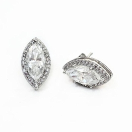 BRINCO MOISSANITE GOTA PRATA P