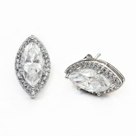 BRINCO MOISSANITE GOTA PRATA M