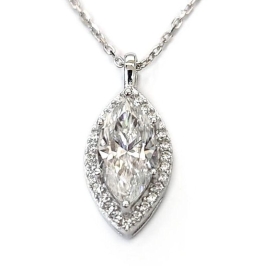GARGANTILHA MOISSANITE PRATA