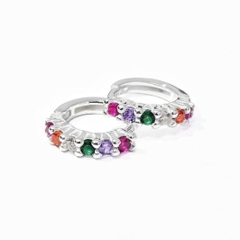 BRINCO ARGOLA CRAVE COLOR