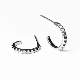 BRINCO MEIA ARGOLA SPIKE