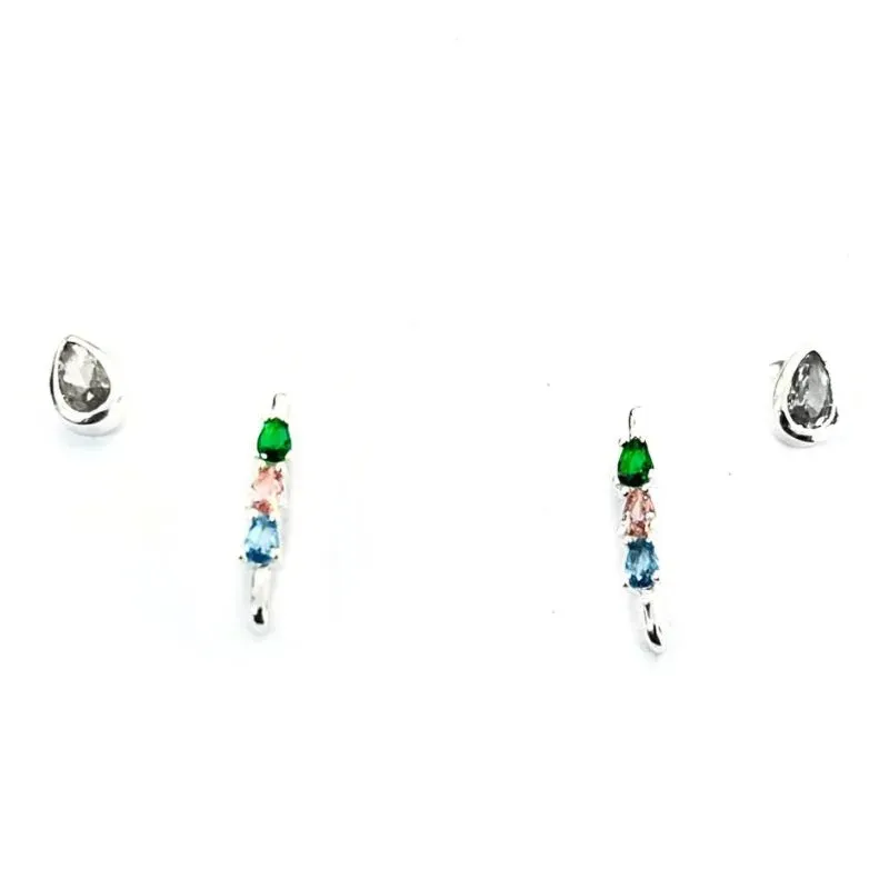 BRINCO DUPLO CRAVE COLOR