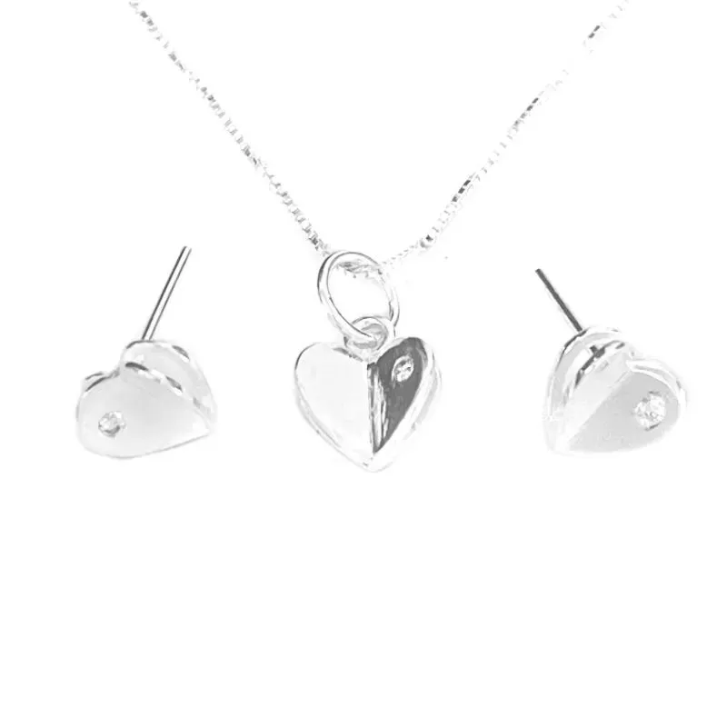 CONJUNTO ZIRCO CORAÇÃO