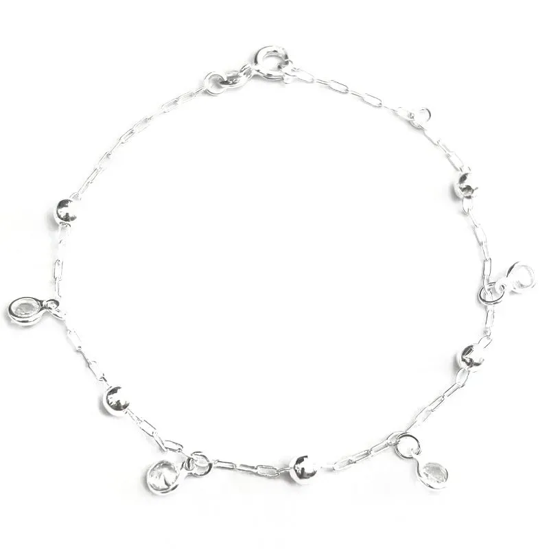 PULSEIRA MEDALHA E ZIRCÔNIA
