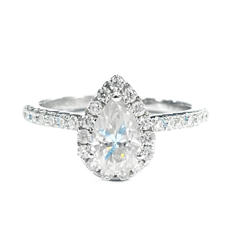 ANEL MOISSANITE GOTA PRATA