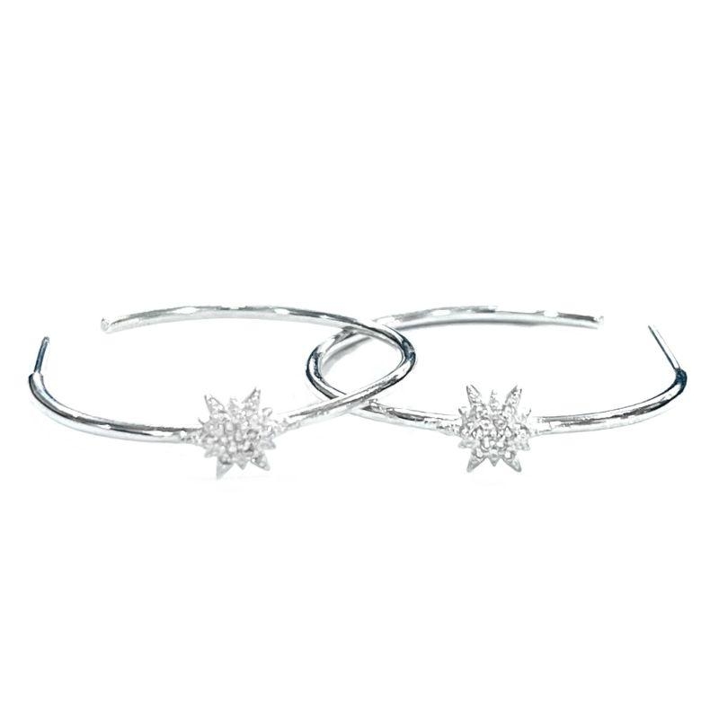 BRINCO ARGOLA ESTRELA CRAVE