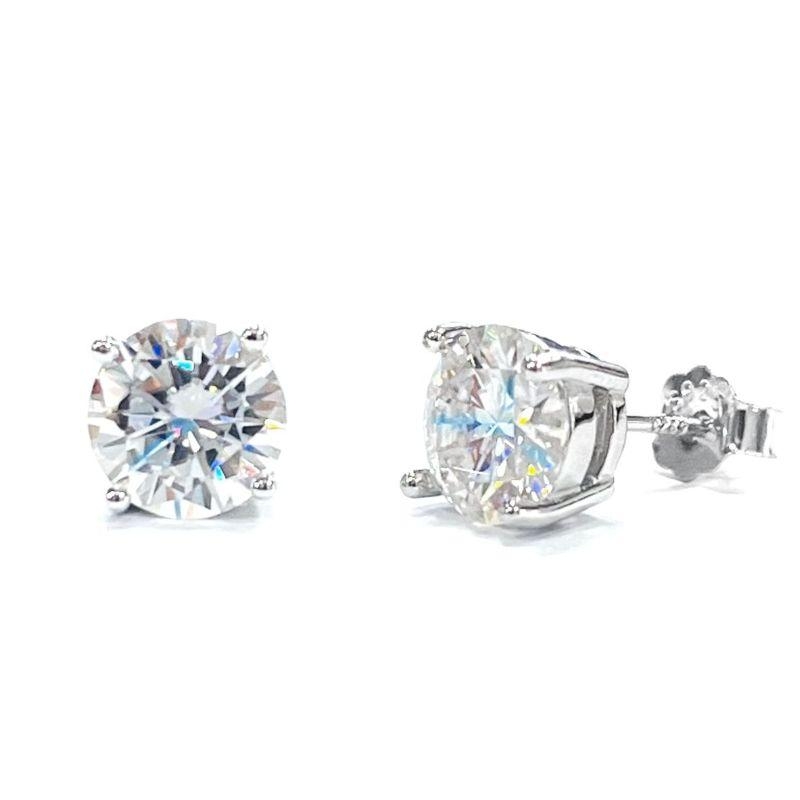 BRINCO MOISSANITE PONTO DE LUZ PRATA