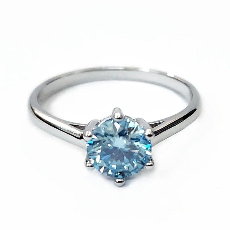 ANEL MOISSANITE SOLITÁRIO COLOR