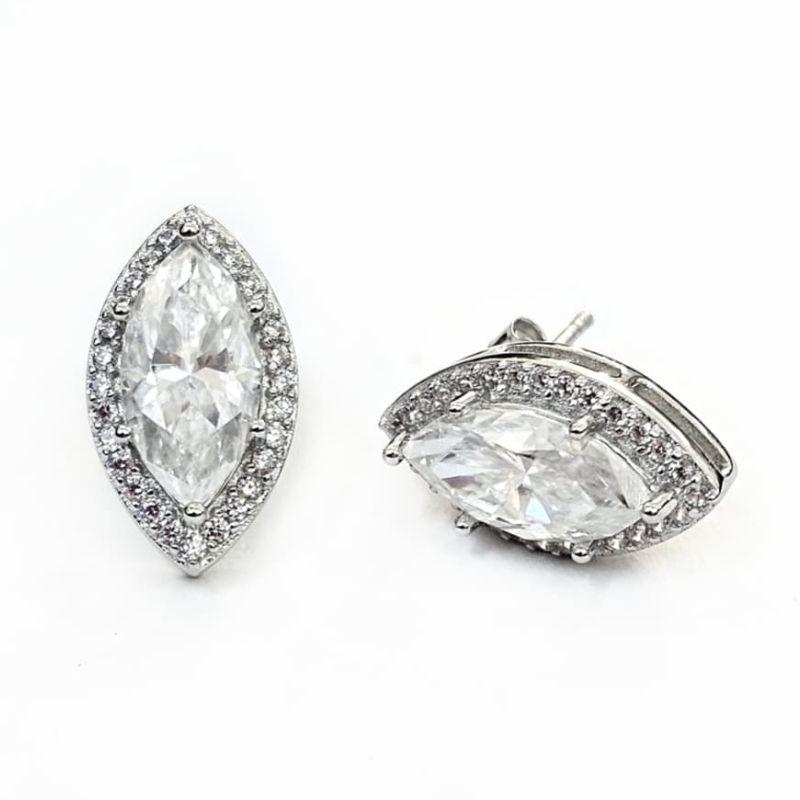 BRINCO MOISSANITE GOTA PRATA M