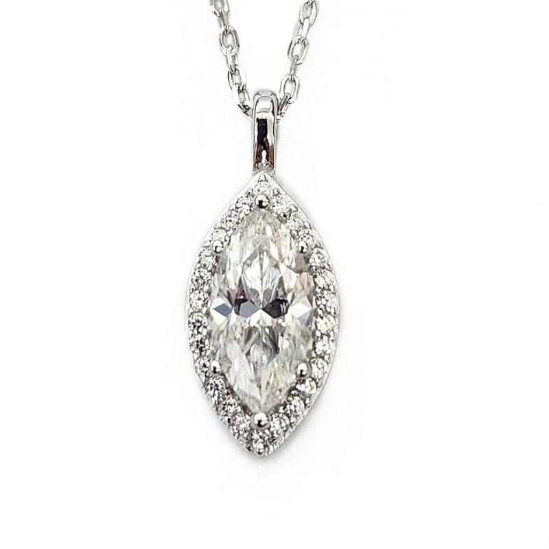 GARGANTILHA MOISSANITE GOTA