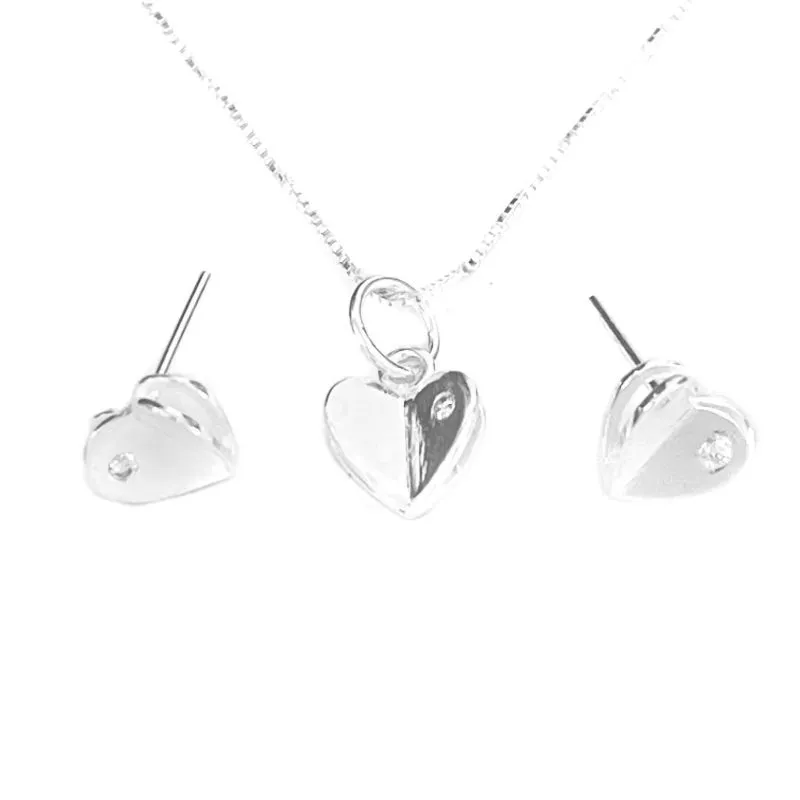 CONJUNTO ZIRCO CORAÇÃO