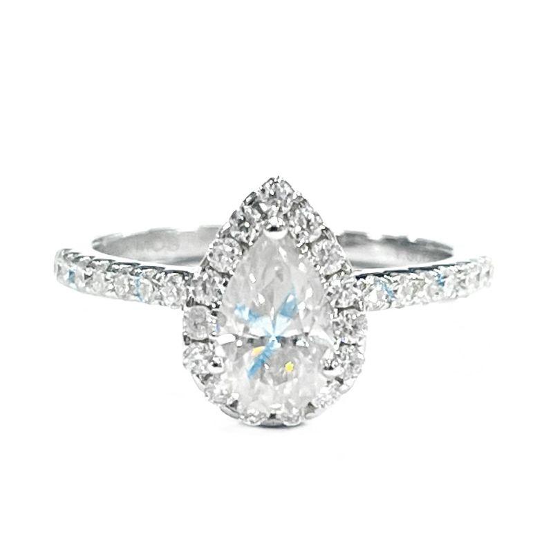 ANEL MOISSANITE GOTA PRATA