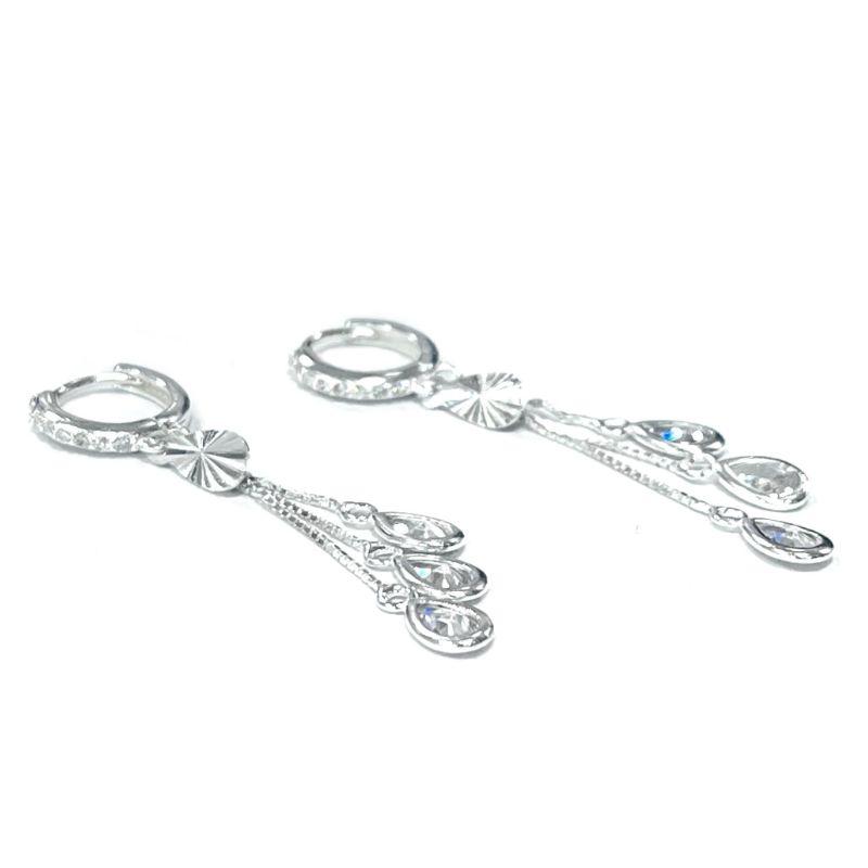 BRINCO ARGOLA CRAVE CORRENTE GOTA ZIRCO