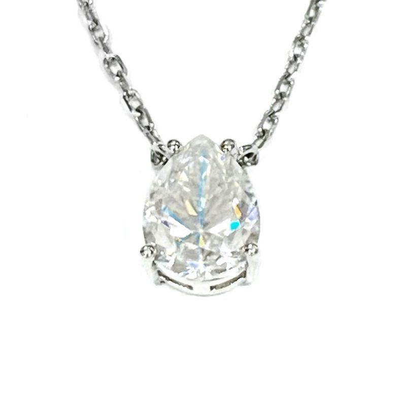 GARGANTILHA MOISSANITE GOTA PRATA