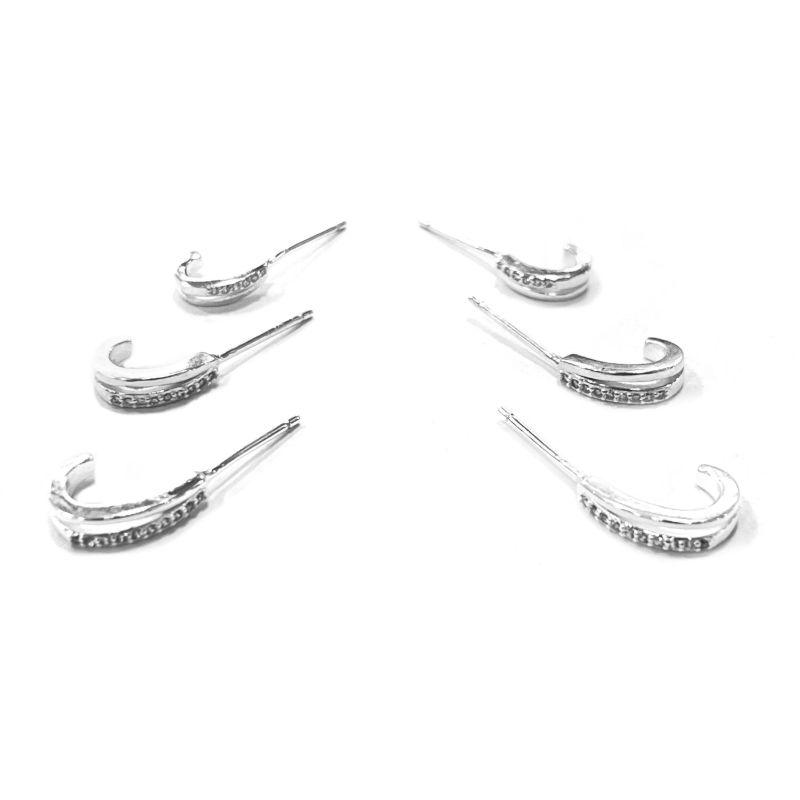 TRIO MEIA ARGOLA CRAVE