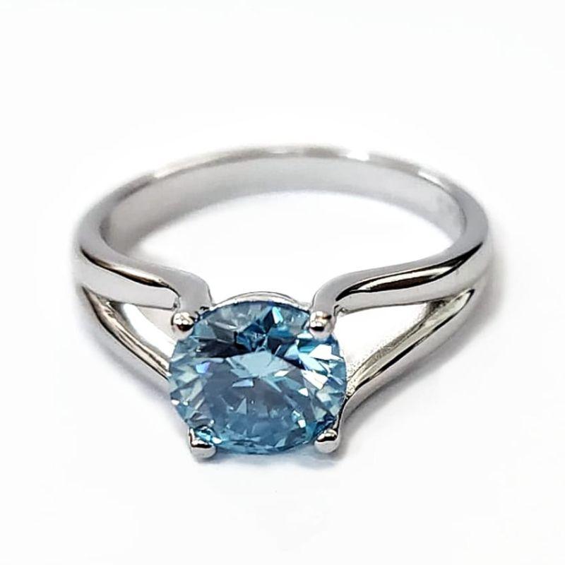 ANEL MOISSANITE SOLITÁRIO COLOR