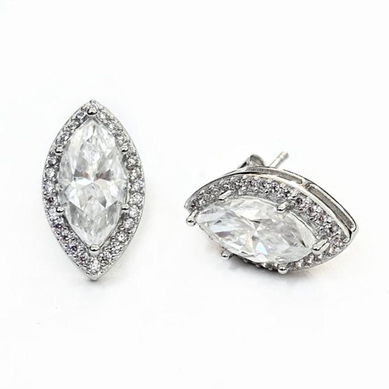 BRINCO MOISSANITE GOTA PRATA M